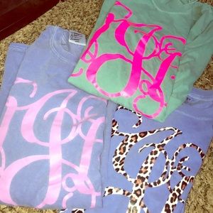 Comfort colors long sleeve shirts bundle